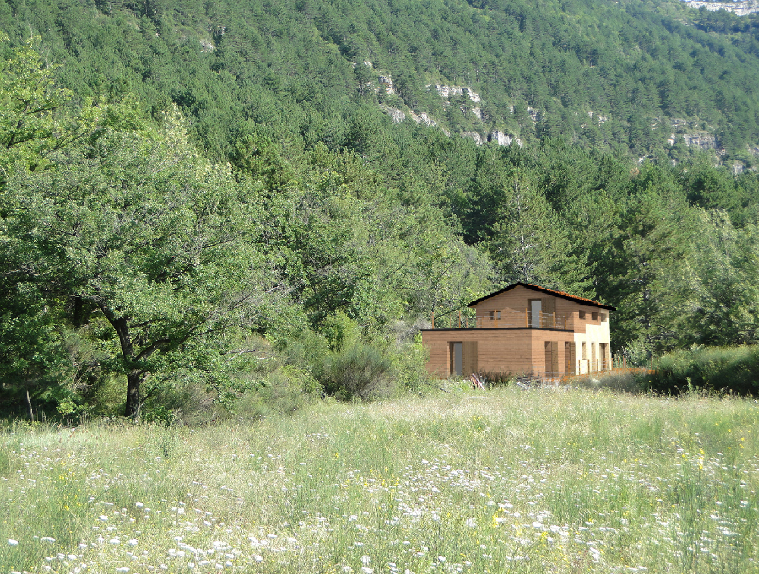 Villa ossature bois